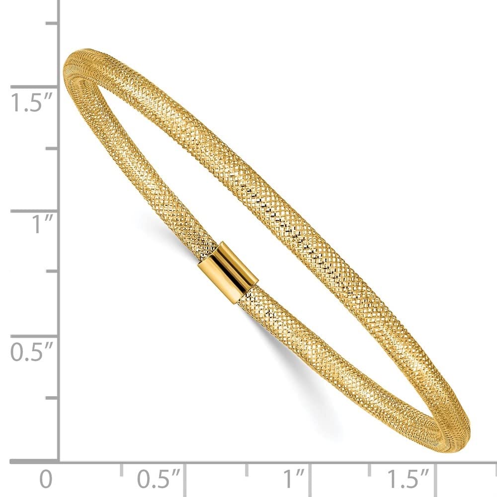 10K Yellow Gold ダブルトライアングルチャーム Leslie's 10k Yellow Gold w/Rhodium D/C Infinity Fancy